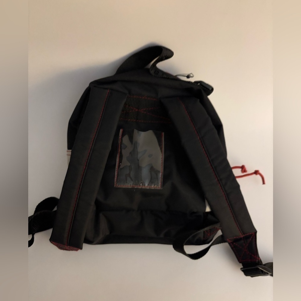 Harry Potter Vintage 2000 Hogwarts Small Mini Bag Backpack Black Gray Y2K - Picture 5 of 10